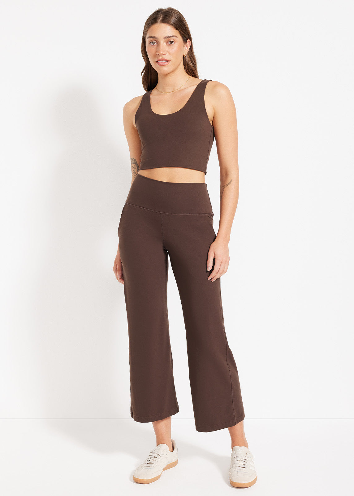 In Motion Cropped Wide Leg Pant