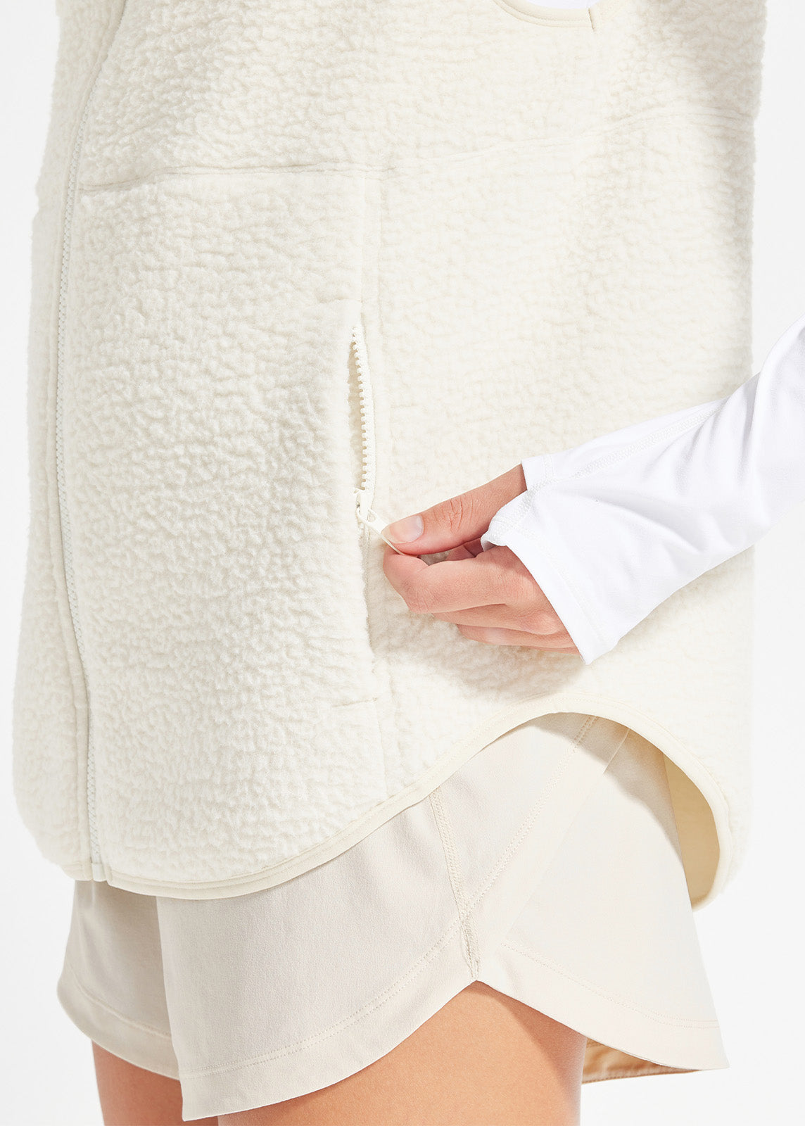 Rain Or Shine Sherpa Vest