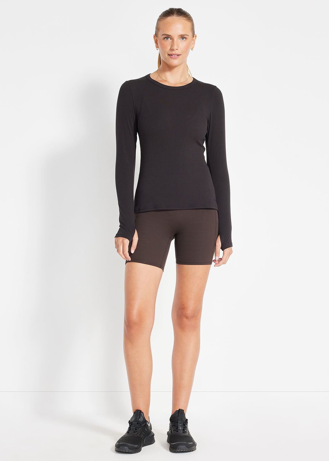 Essential Ribbed LS