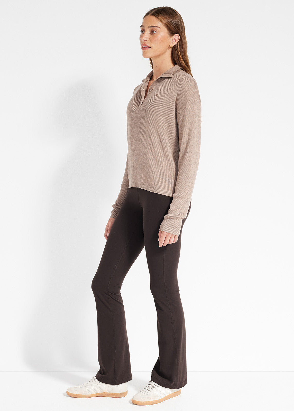 Snug Knit Ribbed Polo