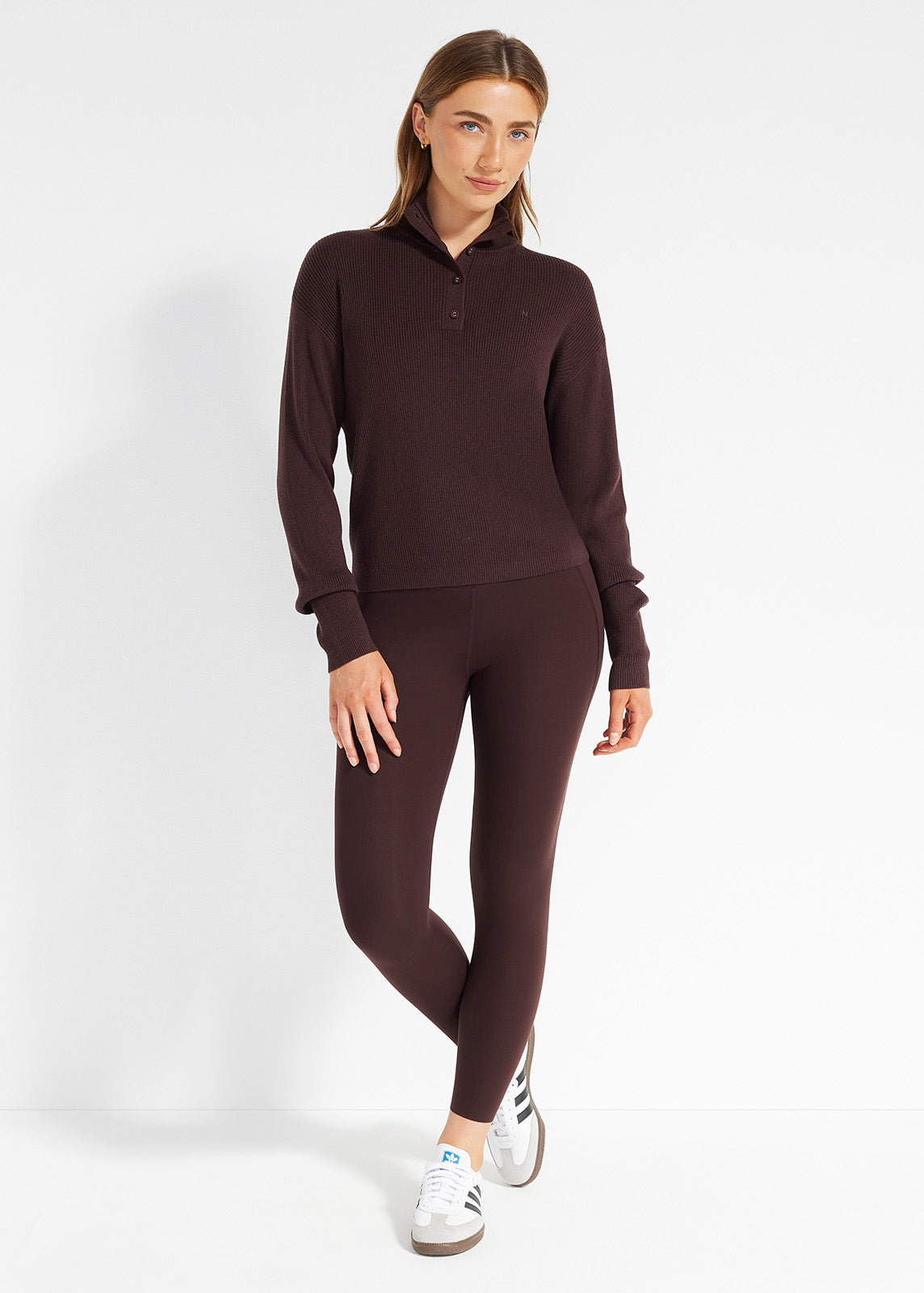 Snug Knit Ribbed Polo