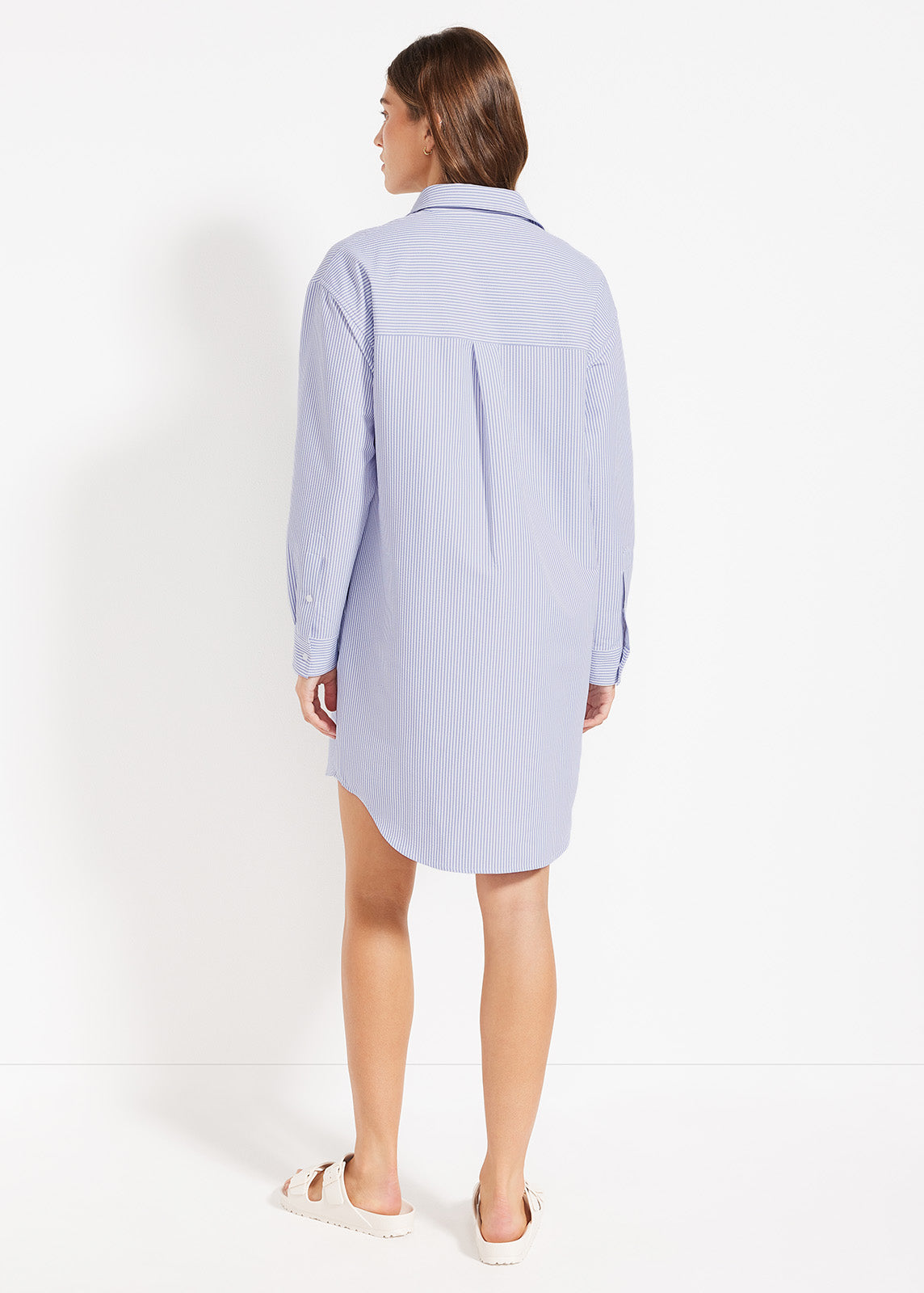 On The Move Shirt Dress
