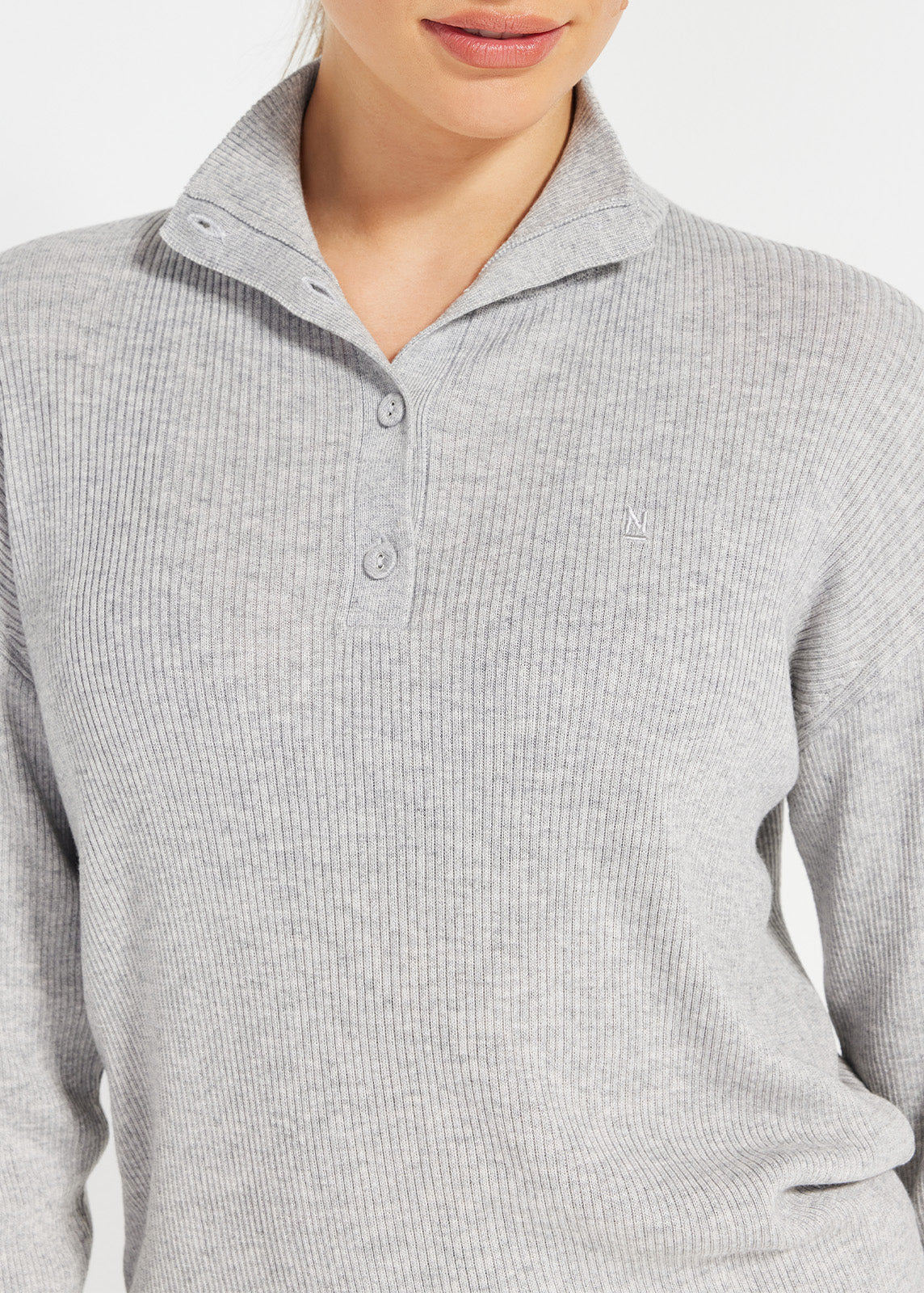 Snug Knit Ribbed Polo