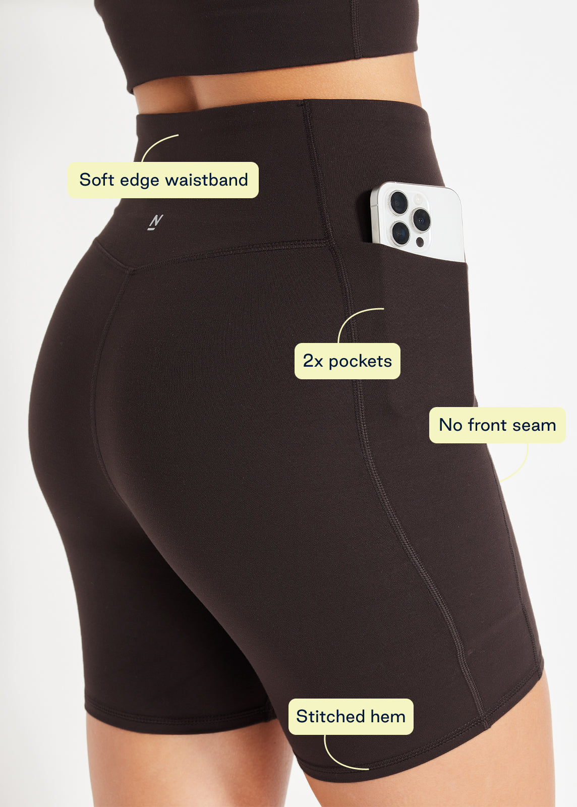 In Motion Side Pocket Short 14cm
